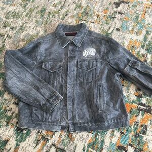 Vintage 100 Anniversary MillerLite Harley Denim Jacket